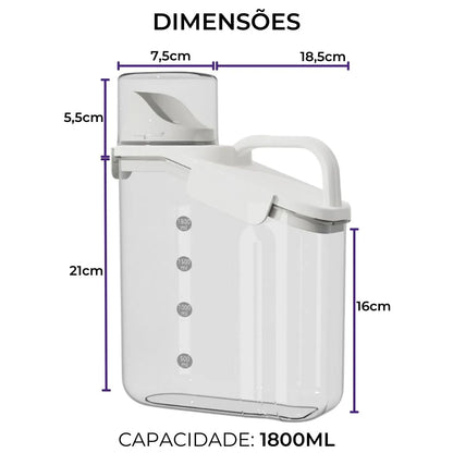 Pote Hermético Porta Condimentos com Vedação Silicone - Condex©