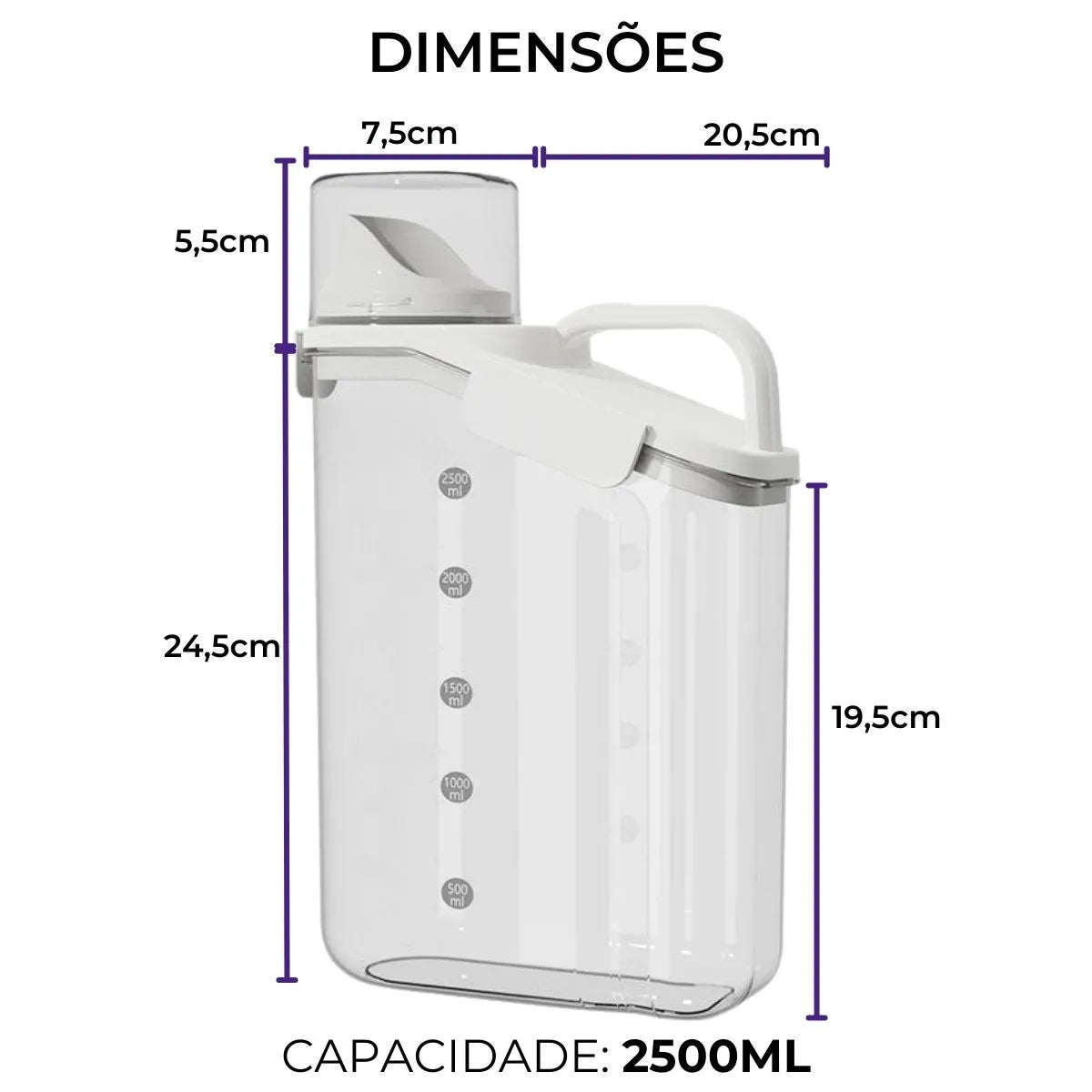 Pote Hermético Porta Condimentos com Vedação Silicone - Condex©