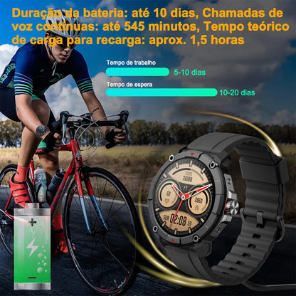 Smartwatch MASX Oasis X GPS, Alexa integrado, 100 modos esportivos, smartwatch à prova d'água 5ATM