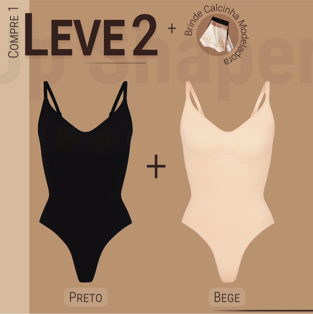 Body Modelador Up Shaper Compre 1 Leve 2