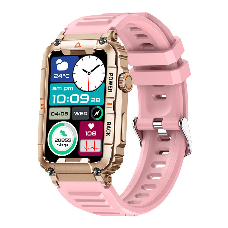 Smartwatch com tela quadrada IPS MASX KR88 1,57 pol.