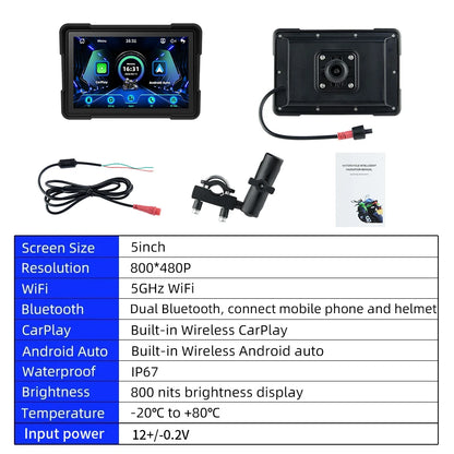 Sistema de Entretenimento e Navegação Veicular com Wireless CarPlay e Android Auto