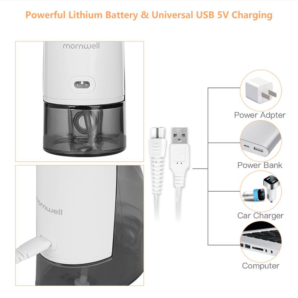 Irrigador Oral portátil 300ml USB recarregável