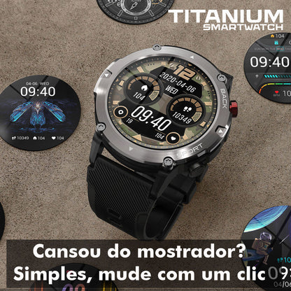 ⌚ TITANIUM VERSO - Relógio Inteligente A Prova de Tudo